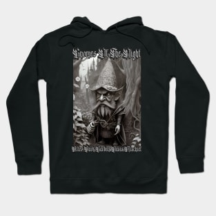 Gnomes Of The Night...After Dark Garden Oasis Mischief (Version 5) Hoodie